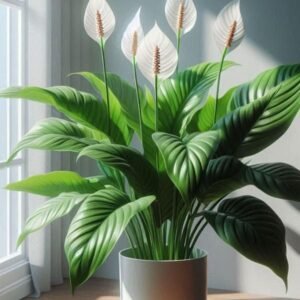 Peace Lily (Spathiphyllum)- medium size