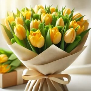 Charming Yellow Bouquet - 20 Blooms