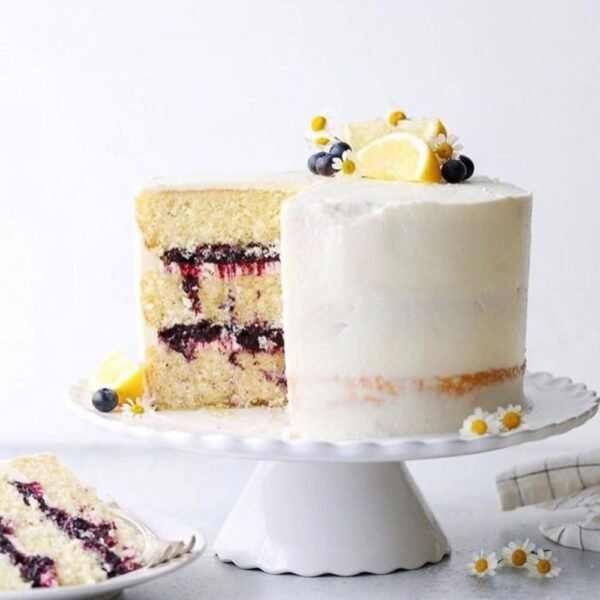 Lemon Blueberry Cake - A Burst of Sunshine in Every Bite! 🍋