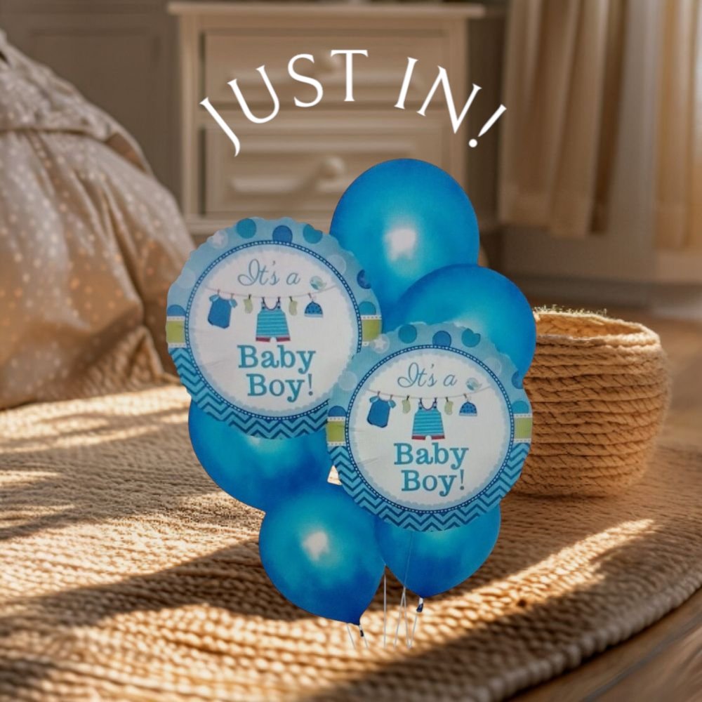 Baby Boy Balloon Bunch - Image 2