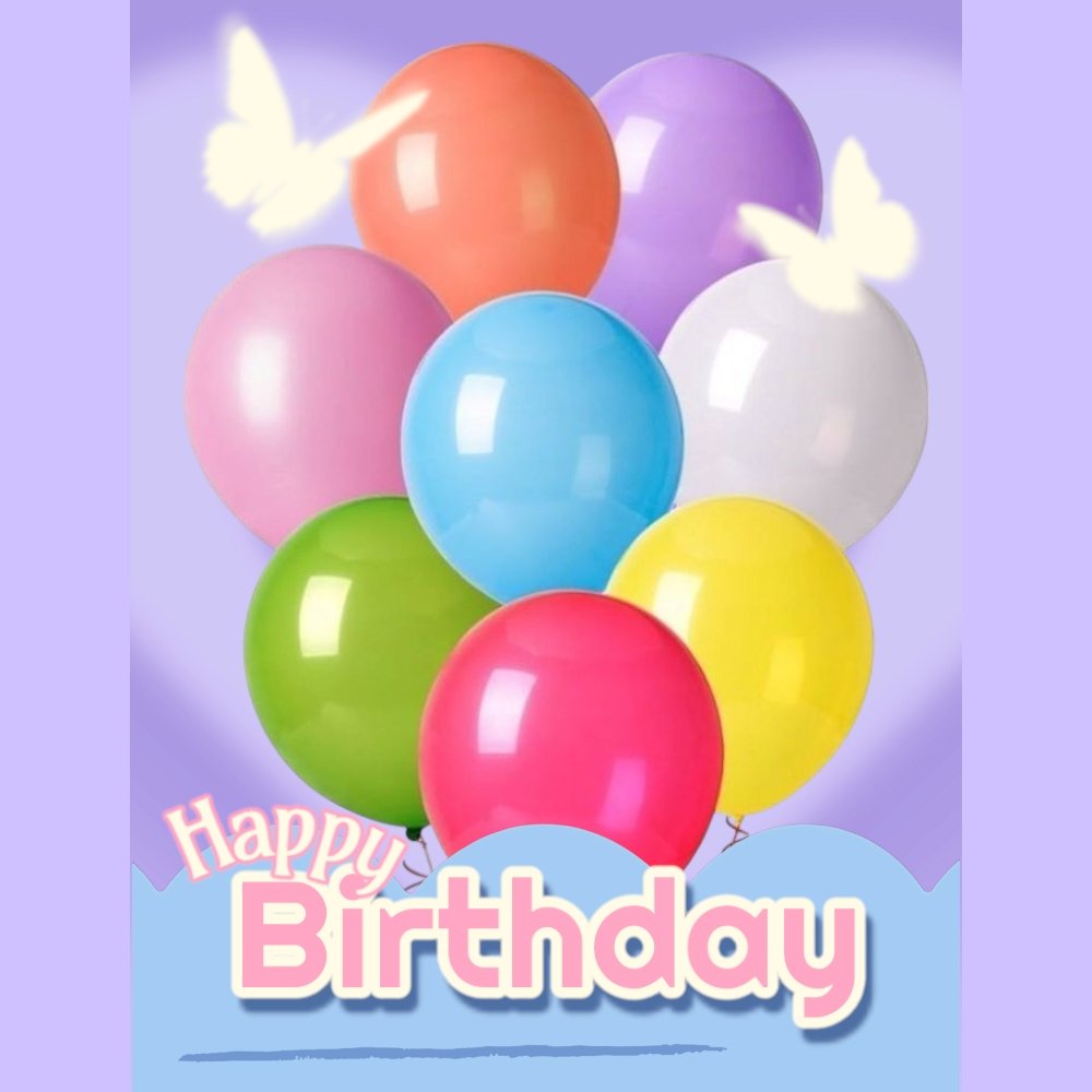 Colorful Chrome/Latex/Confetti Balloon Bunch - Image 3