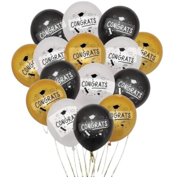 Graduation Congrats Balloon Bunch