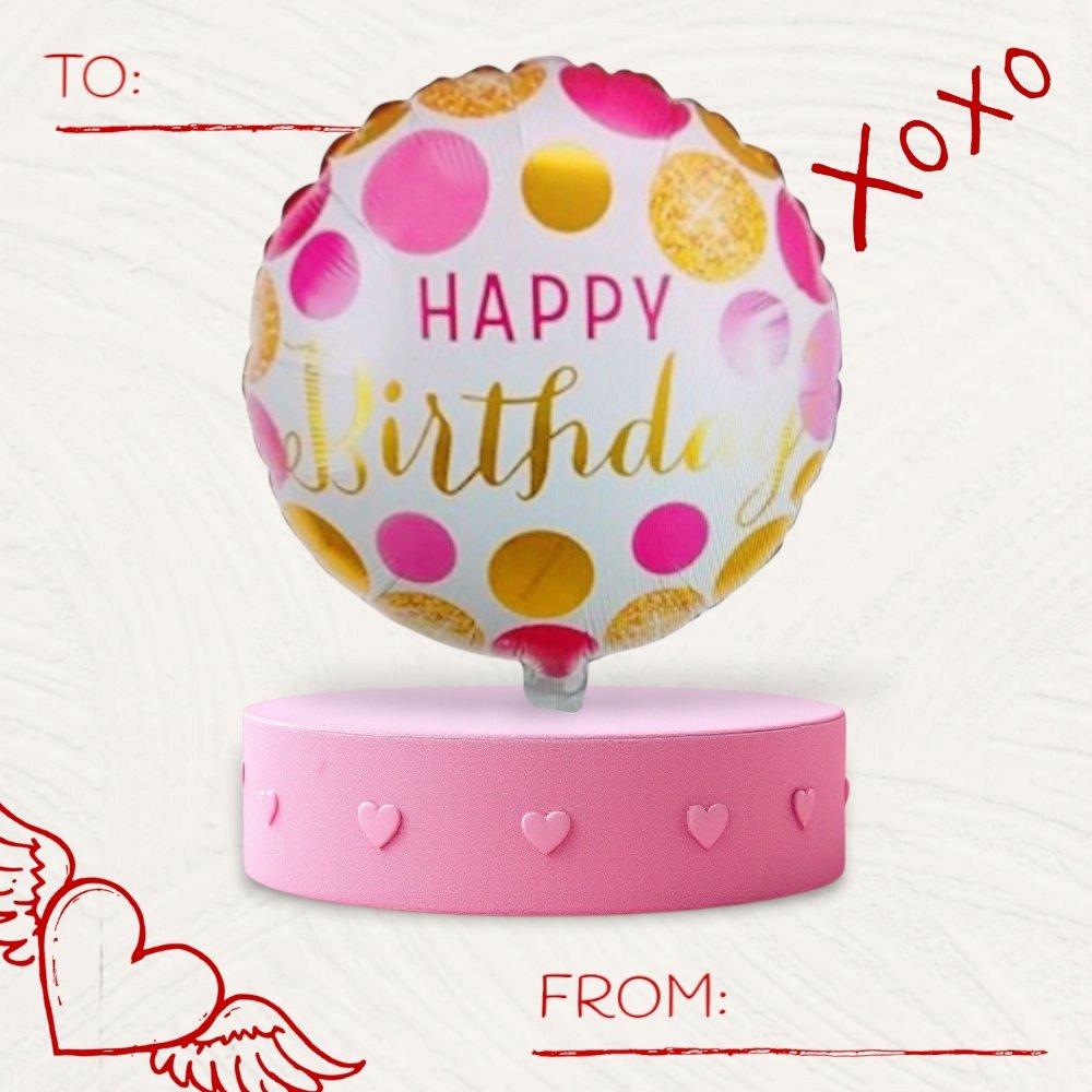 Happy Birthday Pinky Balloon - Image 4