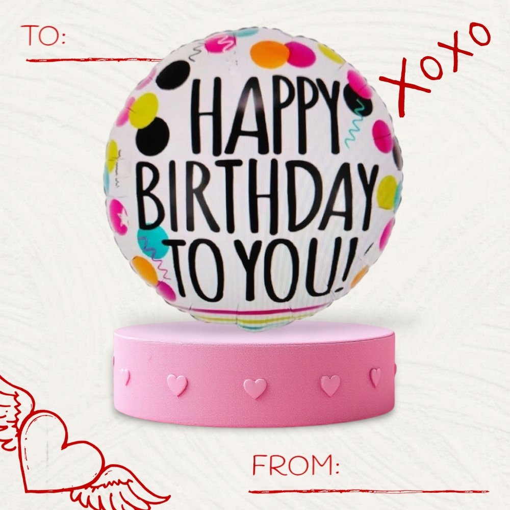 Happy Birthday Colorful Balloon - Image 2