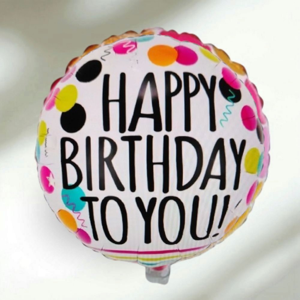 Happy Birthday Colorful Balloon