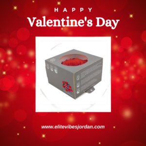 Valentine's Natural Preserved Red Rose - Stemless - King Size 9-10 cm